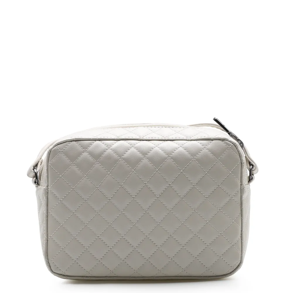 Bolsa Transversal Matelassê Alternativo Off White - imagem 3
