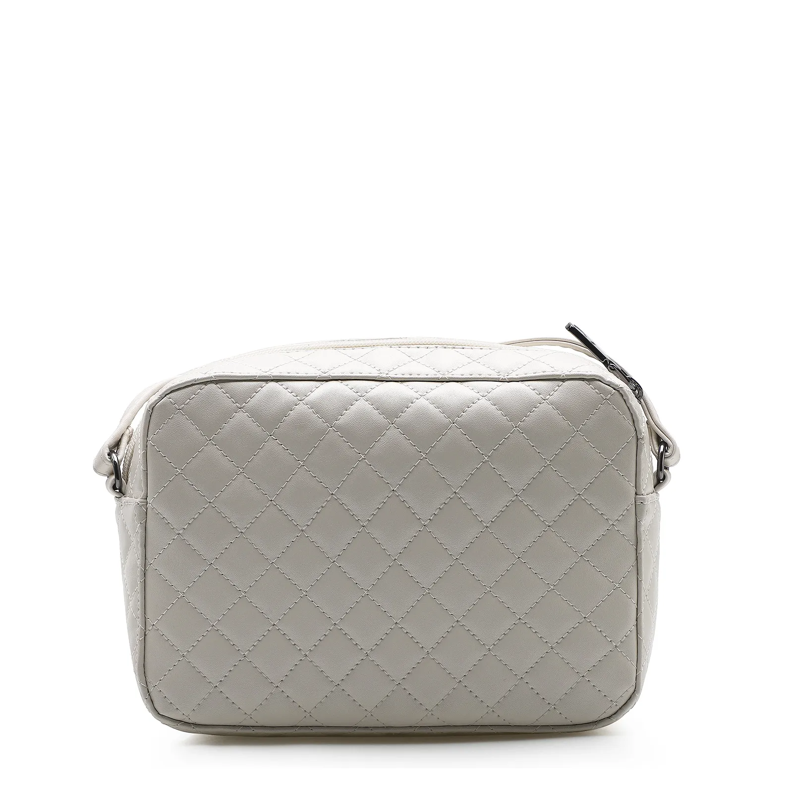 Bolsa Transversal Matelassê Alternativo Off White
