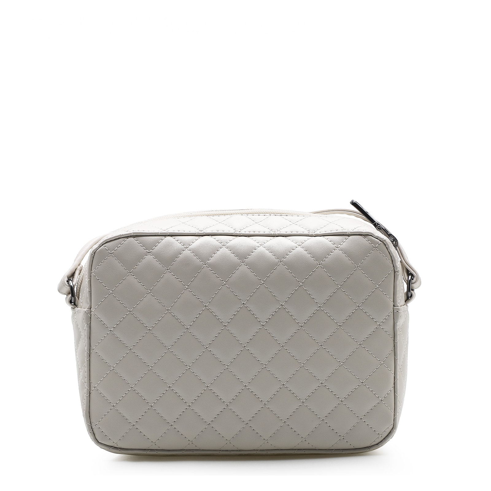 Bolsa Transversal Matelassê Alternativo Off White