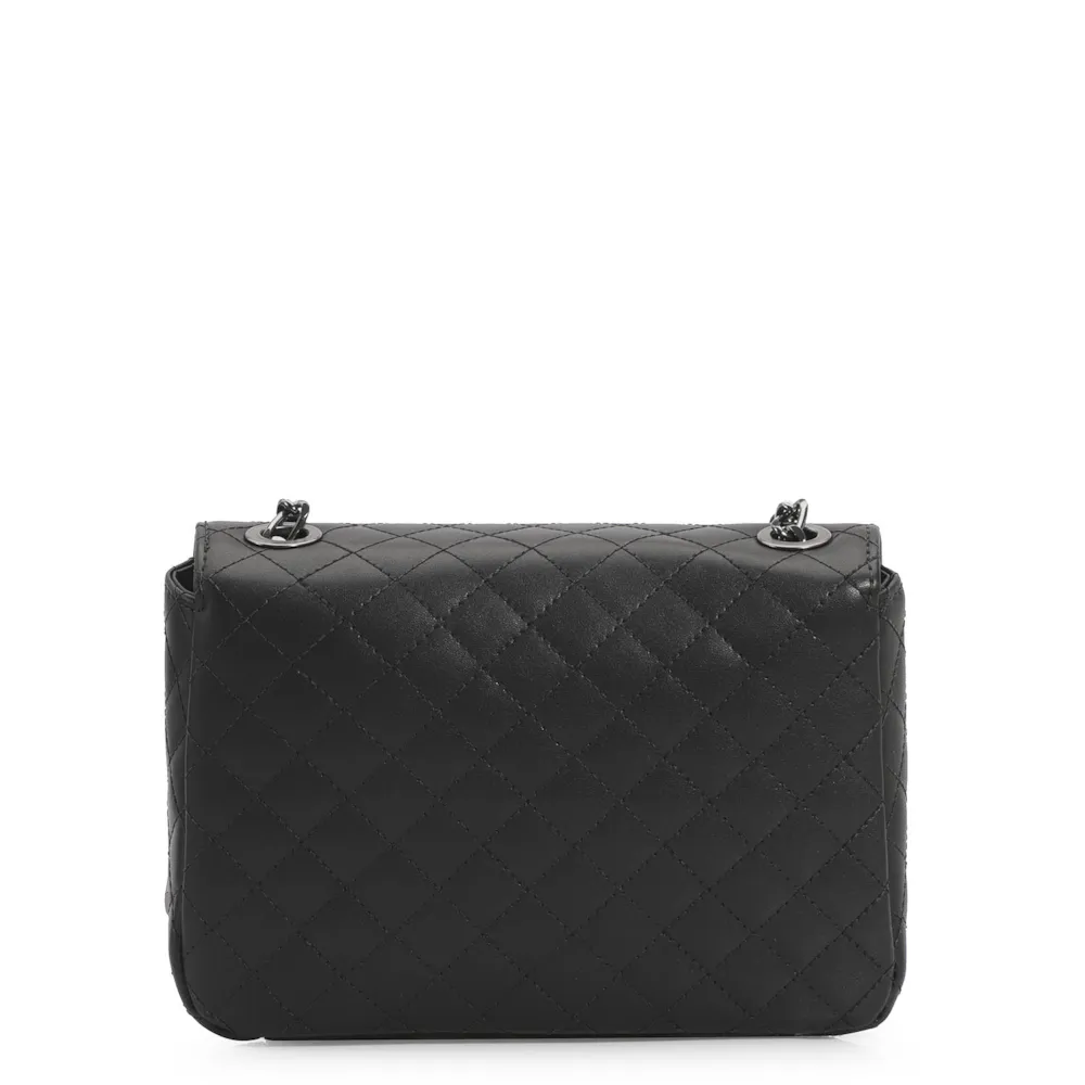 Bolsa Transversal Matelassê Alternativo Preto - imagem 4