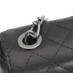 Bolsa Transversal Matelassê Alternativo Preto - imagem 6