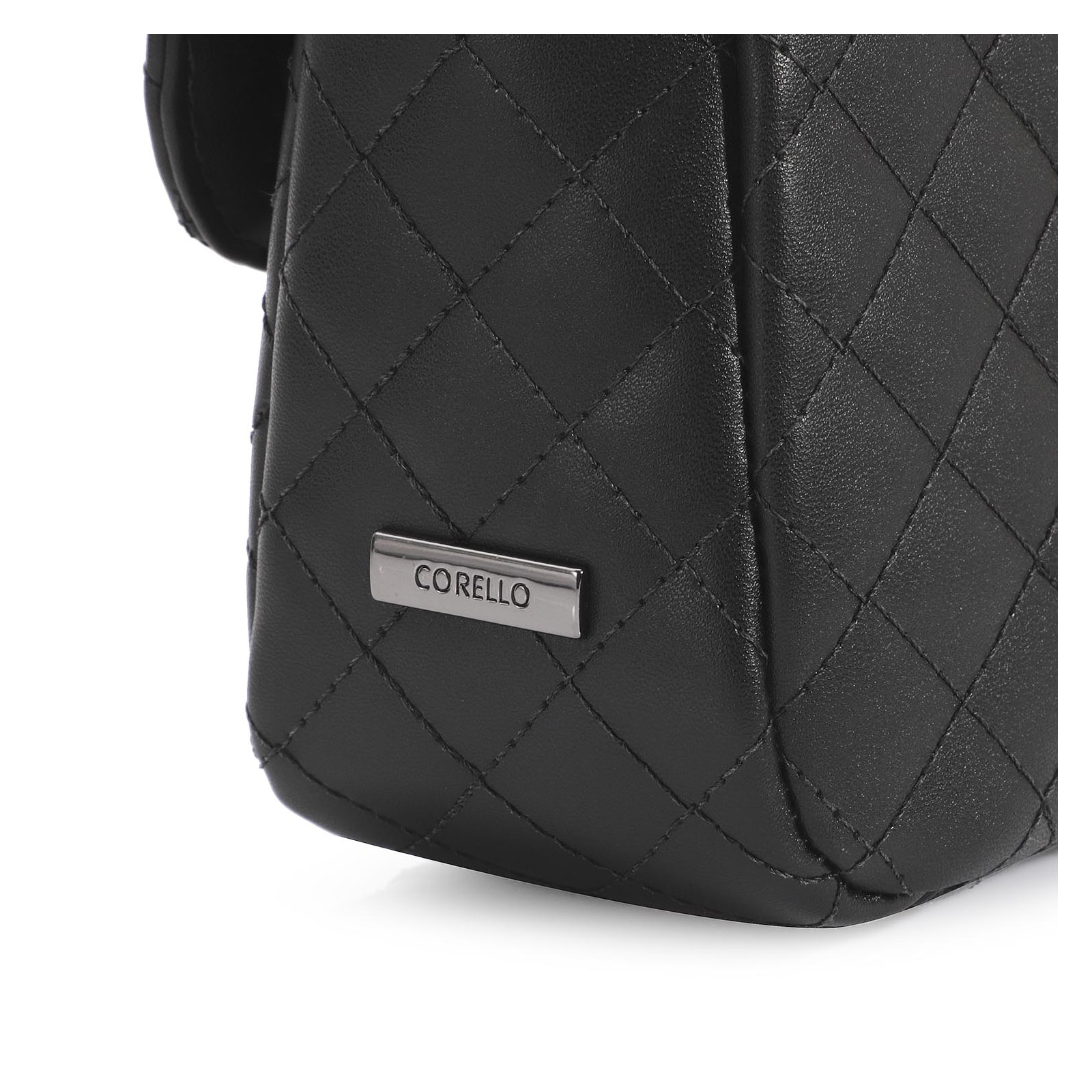 Bolsa Transversal Matelassê Alternativo Preto