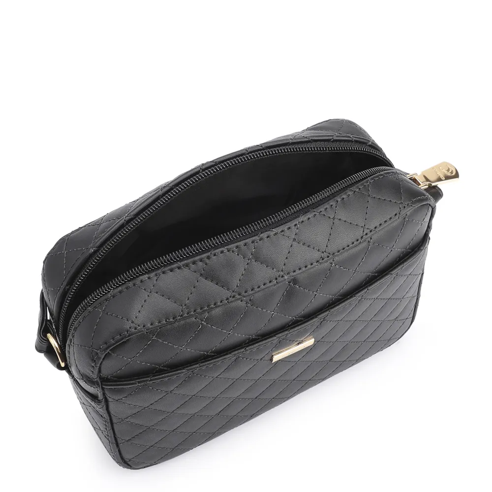 Bolsa Transversal Matelassê Alternativo Preto - imagem 4