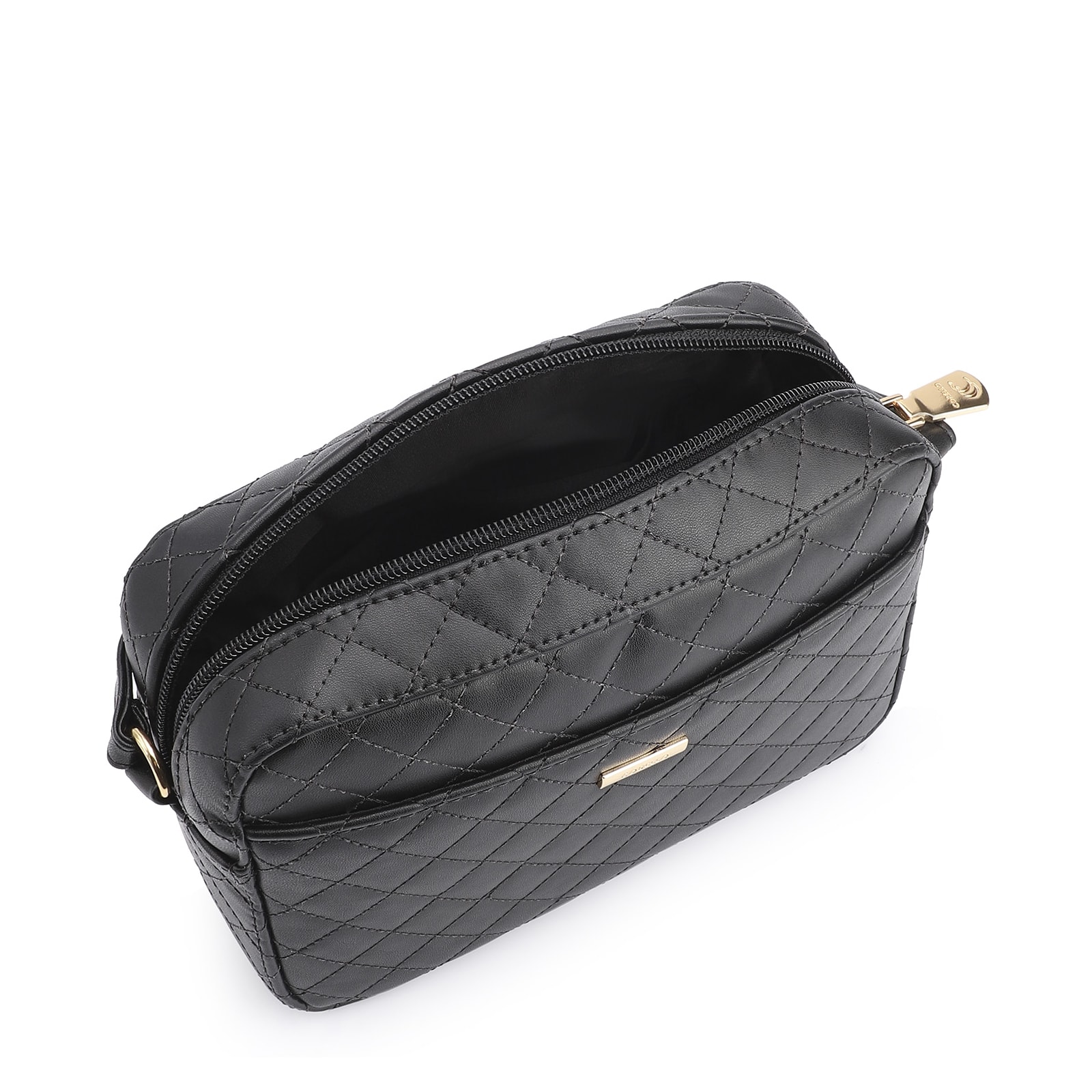 Bolsa Transversal Matelassê Alternativo Preto