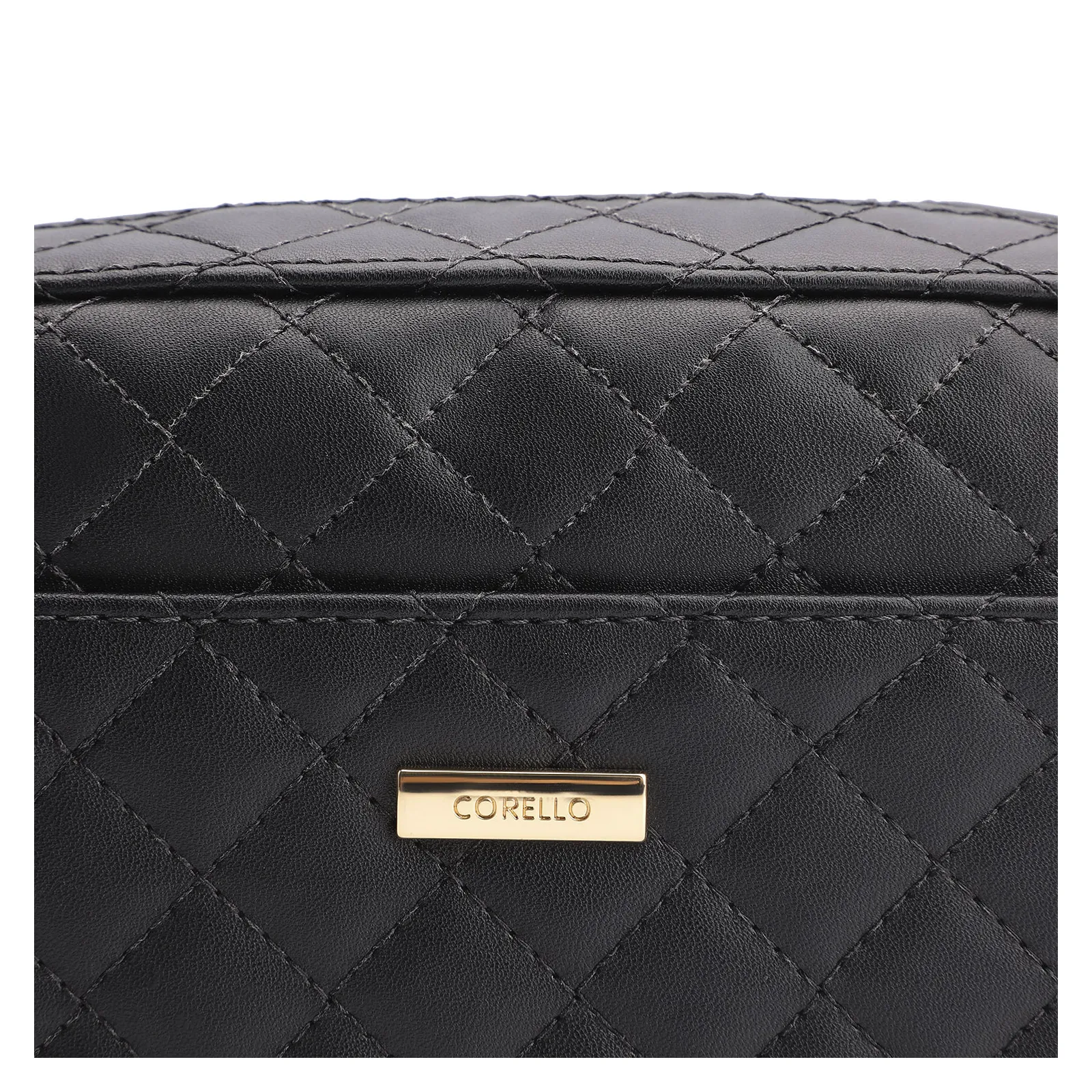 Bolsa Transversal Matelassê Alternativo Preto