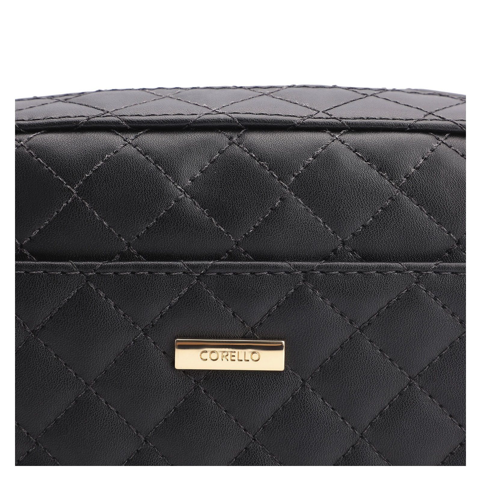 Bolsa Transversal Matelassê Alternativo Preto