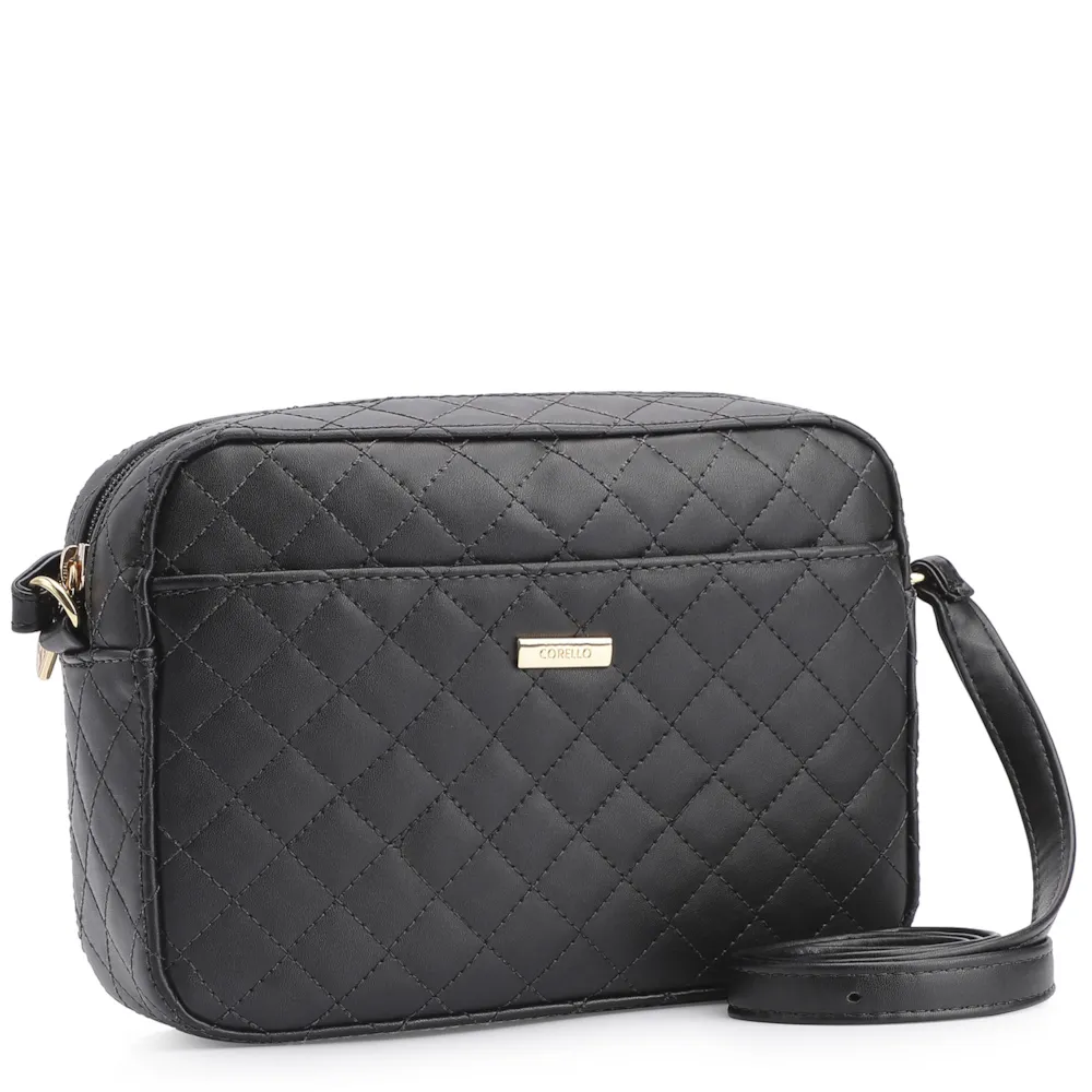 Bolsa Transversal Matelassê Alternativo Preto - imagem 2