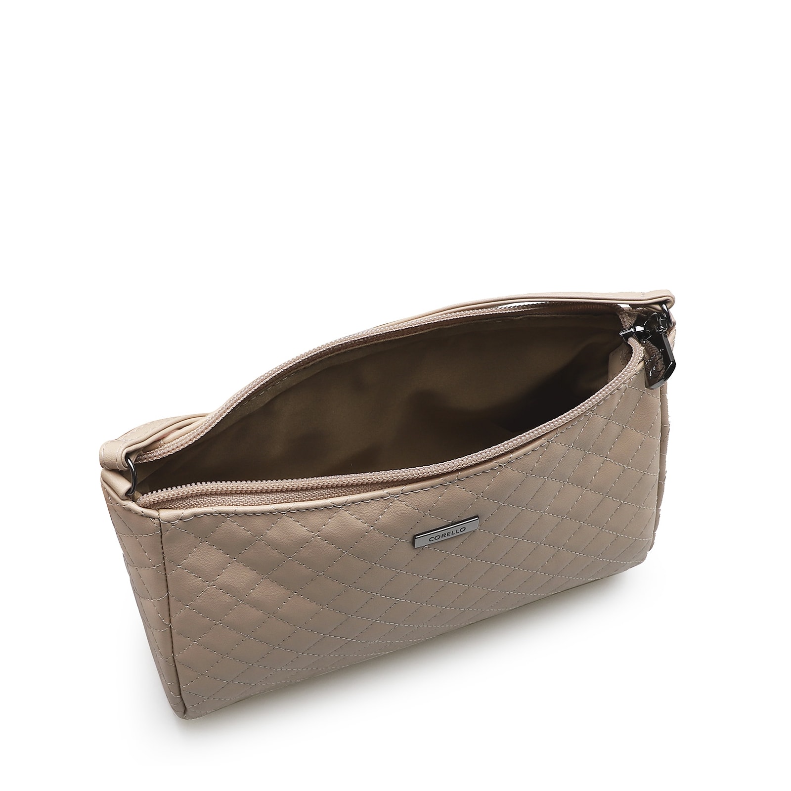 Bolsa Transversal Matelassê Bege