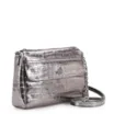 Bolsa Transversal Matelassê Croco Prata - imagem 3
