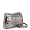Bolsa Transversal Matelassê Croco Prata - imagem 3