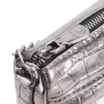 Bolsa Transversal Matelassê Croco Prata - imagem 6