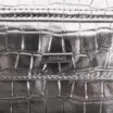 Bolsa Transversal Matelassê Croco Prata - imagem 7