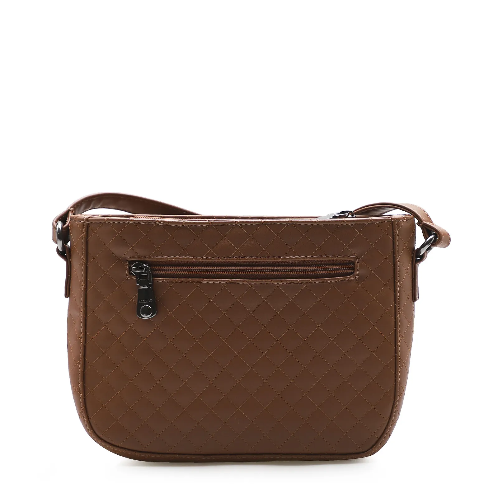 Bolsa Transversal Matelassê Floater Caramelo Alt