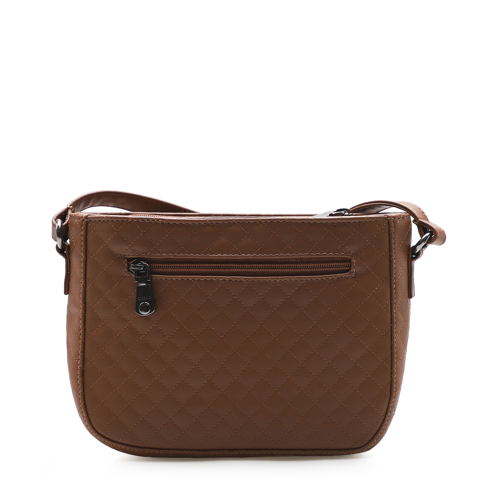 Bolsa Transversal Matelassê Floater Caramelo Alt
