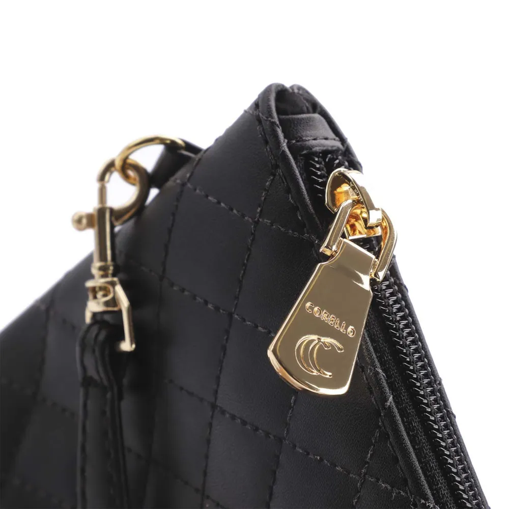Bolsa Transversal Matelassê Preto - imagem 6