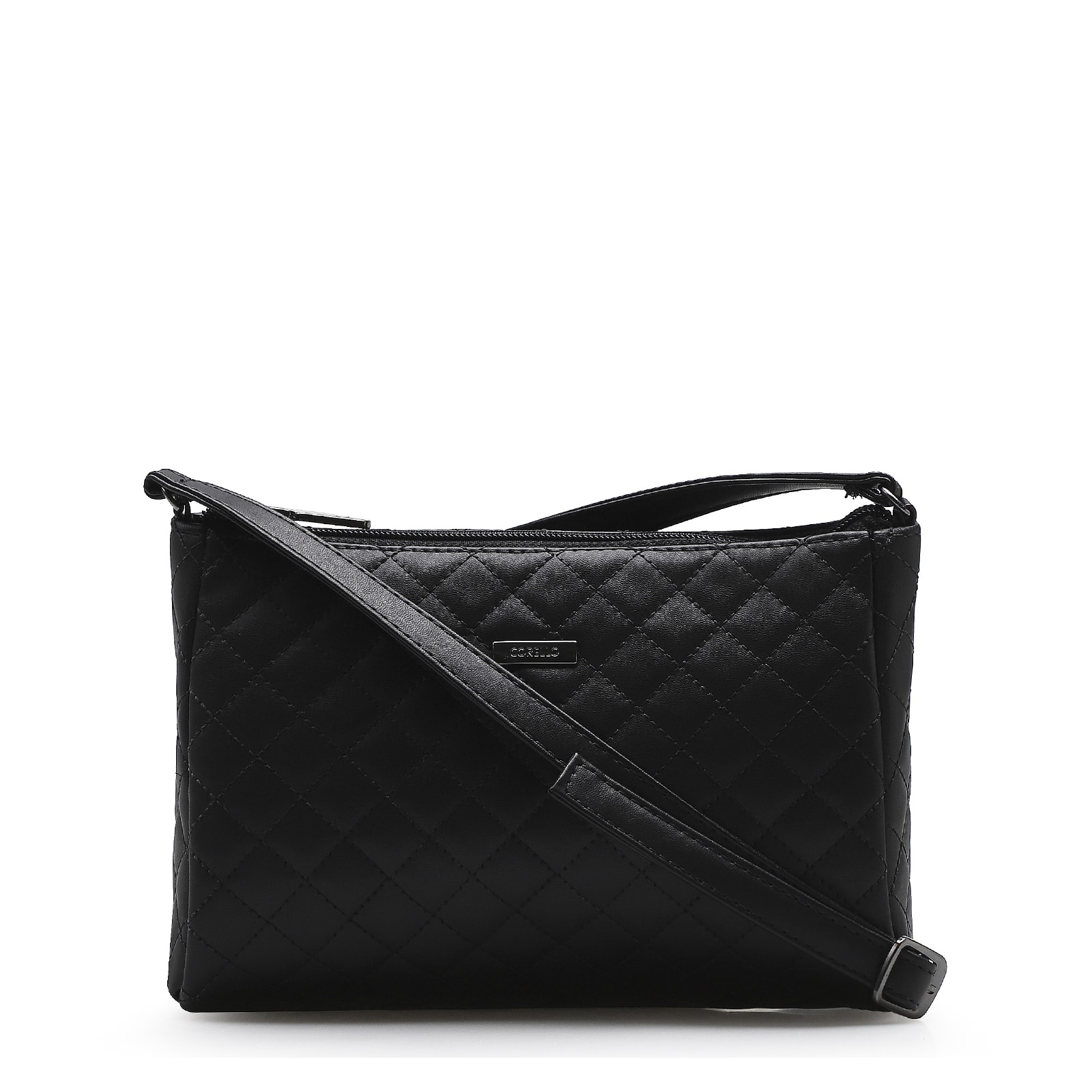 Bolsa Transversal Matelassê Preto
