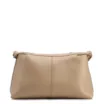 Bolsa Transversal Média Couro Nobuck Floater Bege Miçangas - imagem 3
