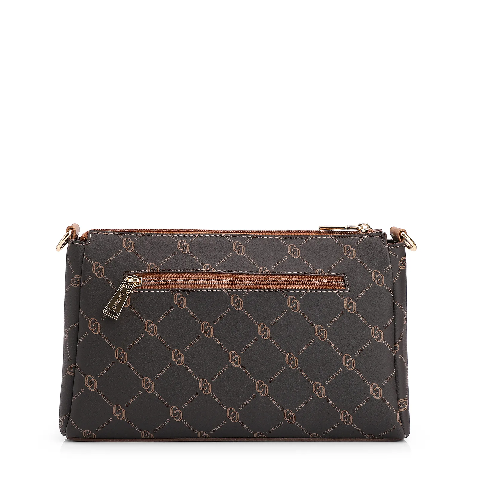 Bolsa Transversal Monograma Marrom