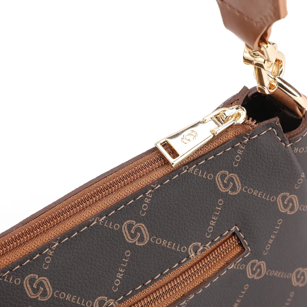 Bolsa Transversal Monograma Marrom - imagem 6