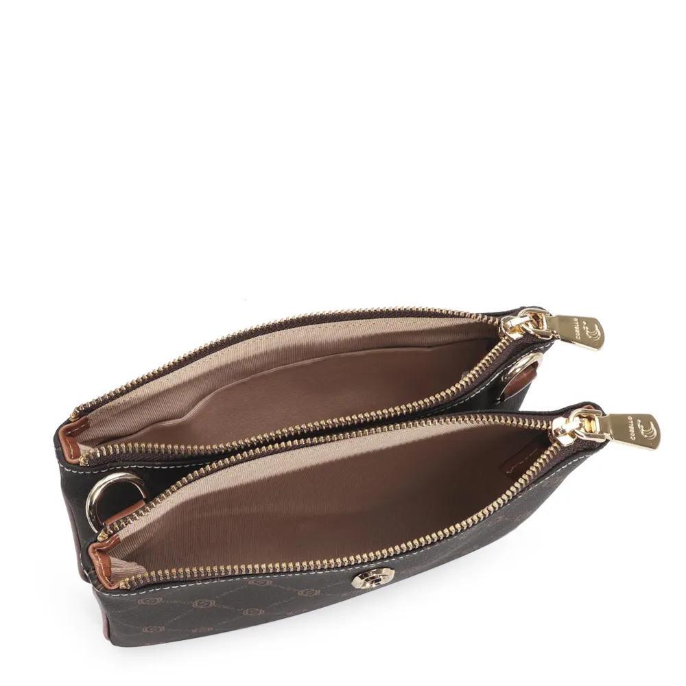 Bolsa Transversal Monograma Marrom - imagem 5