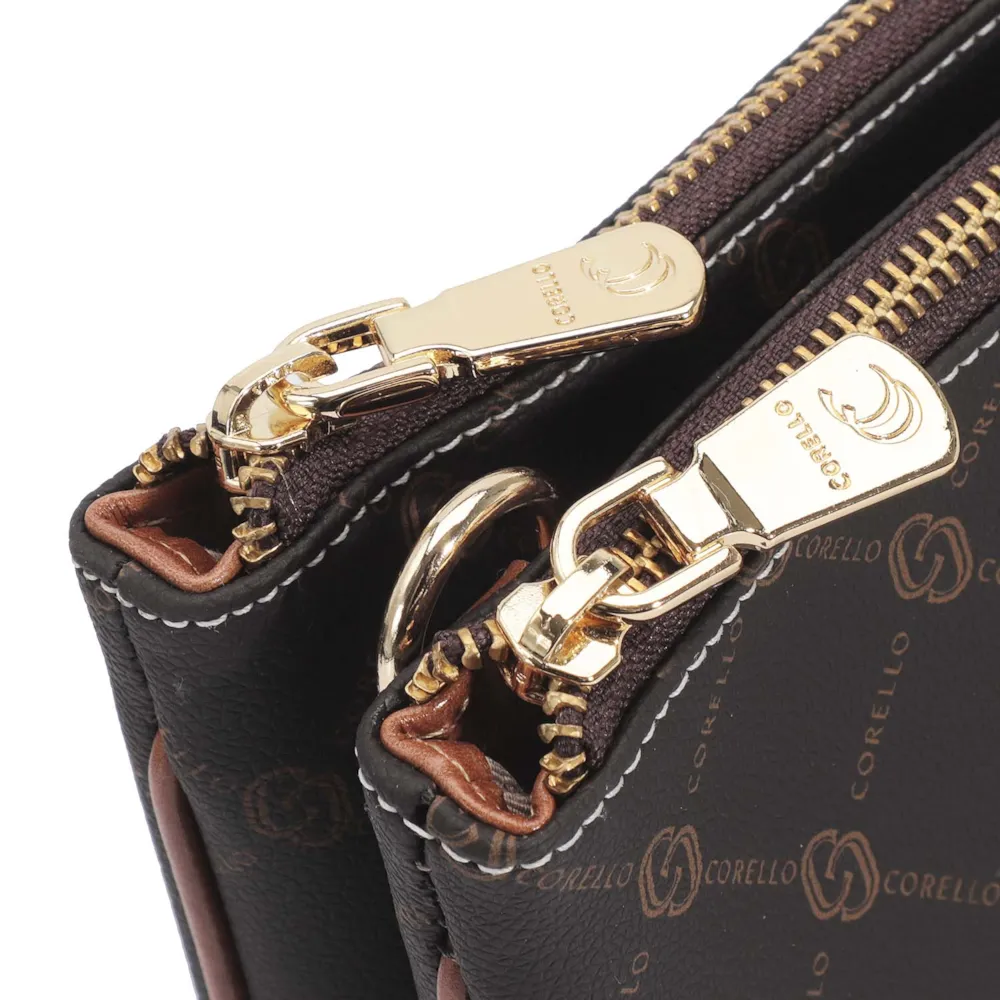 Bolsa Transversal Monograma Marrom - imagem 6