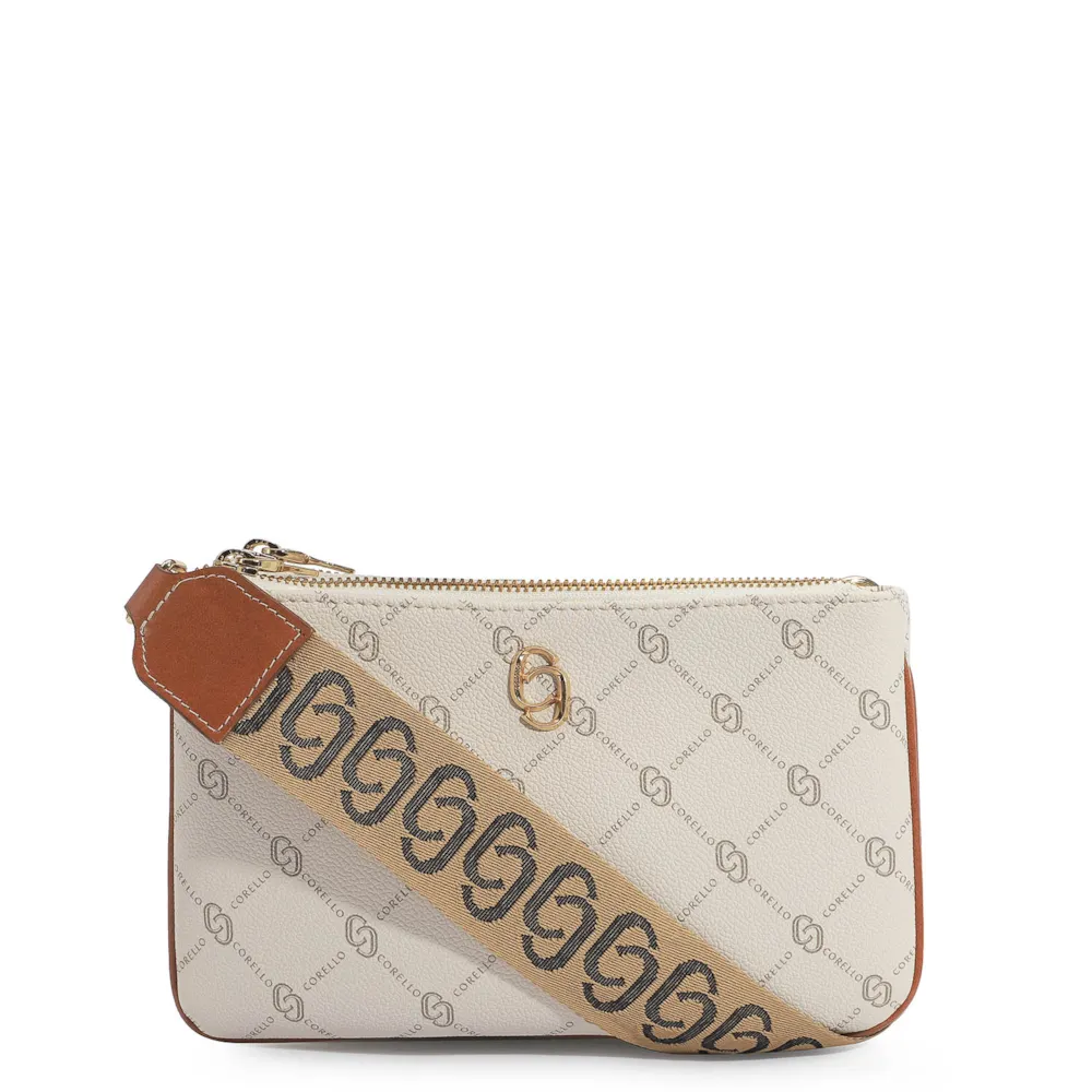 Bolsa Transversal Monograma Off White