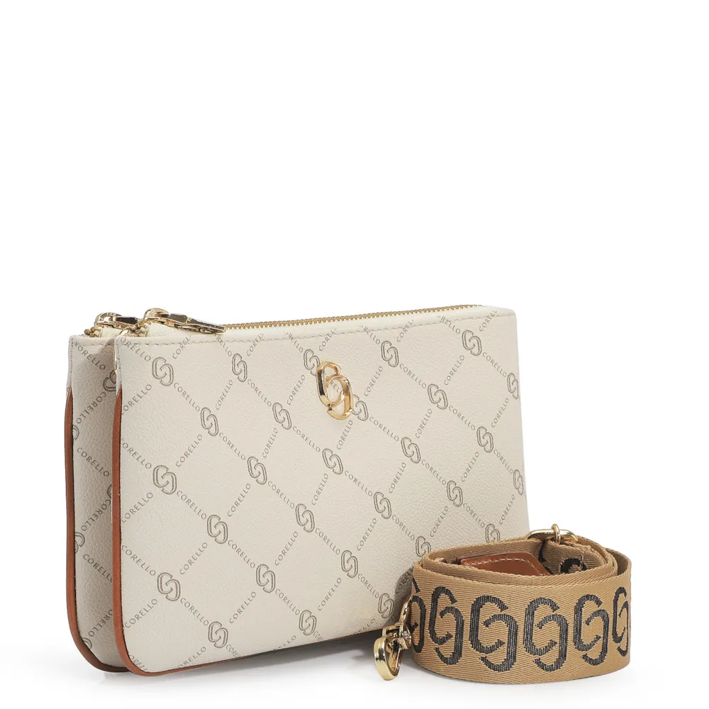 Bolsa Transversal Monograma Off White - imagem 3
