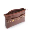 Bolsa Transversal Pedras Couro Marrom - imagem 5