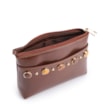 Bolsa Transversal Pedras Couro Marrom - imagem 5