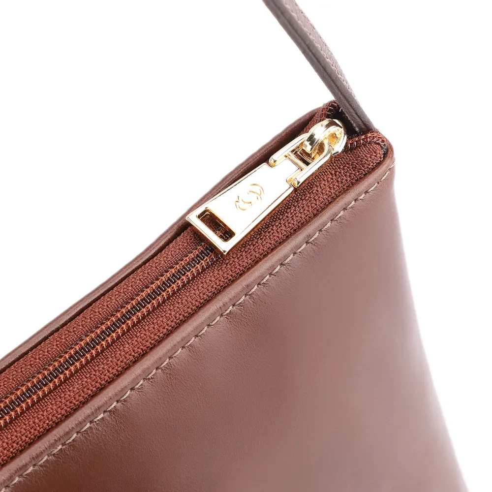 Bolsa Transversal Pedras Couro Marrom - imagem 6