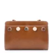 Bolsa Transversal Pedras Couro Marrom - imagem 1