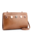 Bolsa Transversal Pedras Couro Marrom - imagem 3