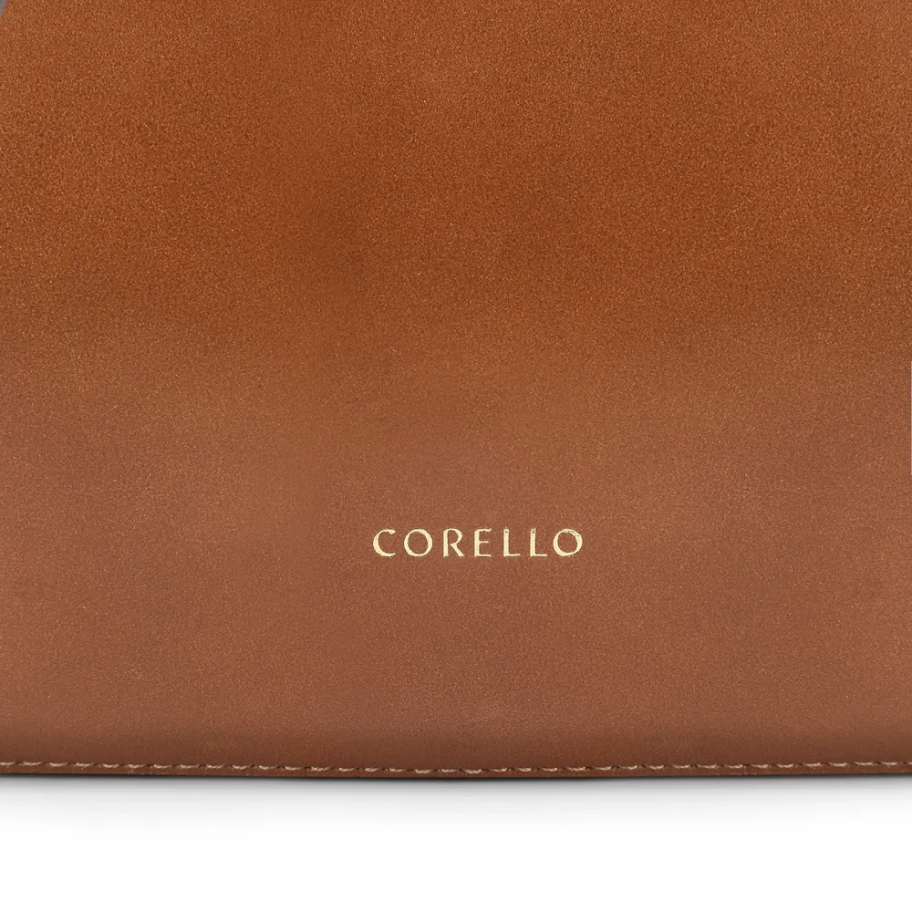 Bolsa Transversal Pedras Couro Marrom - imagem 7