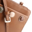Bolsa Transversal Pedras Couro Marrom - imagem 8