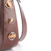 Bolsa Transversal Pedras Couro Marrom - imagem 7