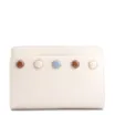 Bolsa Transversal Pedras Couro Off White - imagem 1
