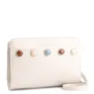 Bolsa Transversal Pedras Couro Off White - imagem 3