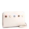 Bolsa Transversal Pedras Couro Off White - imagem 3