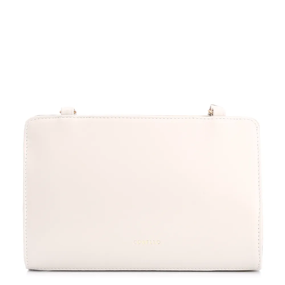 Bolsa Transversal Pedras Couro Off White - imagem 4