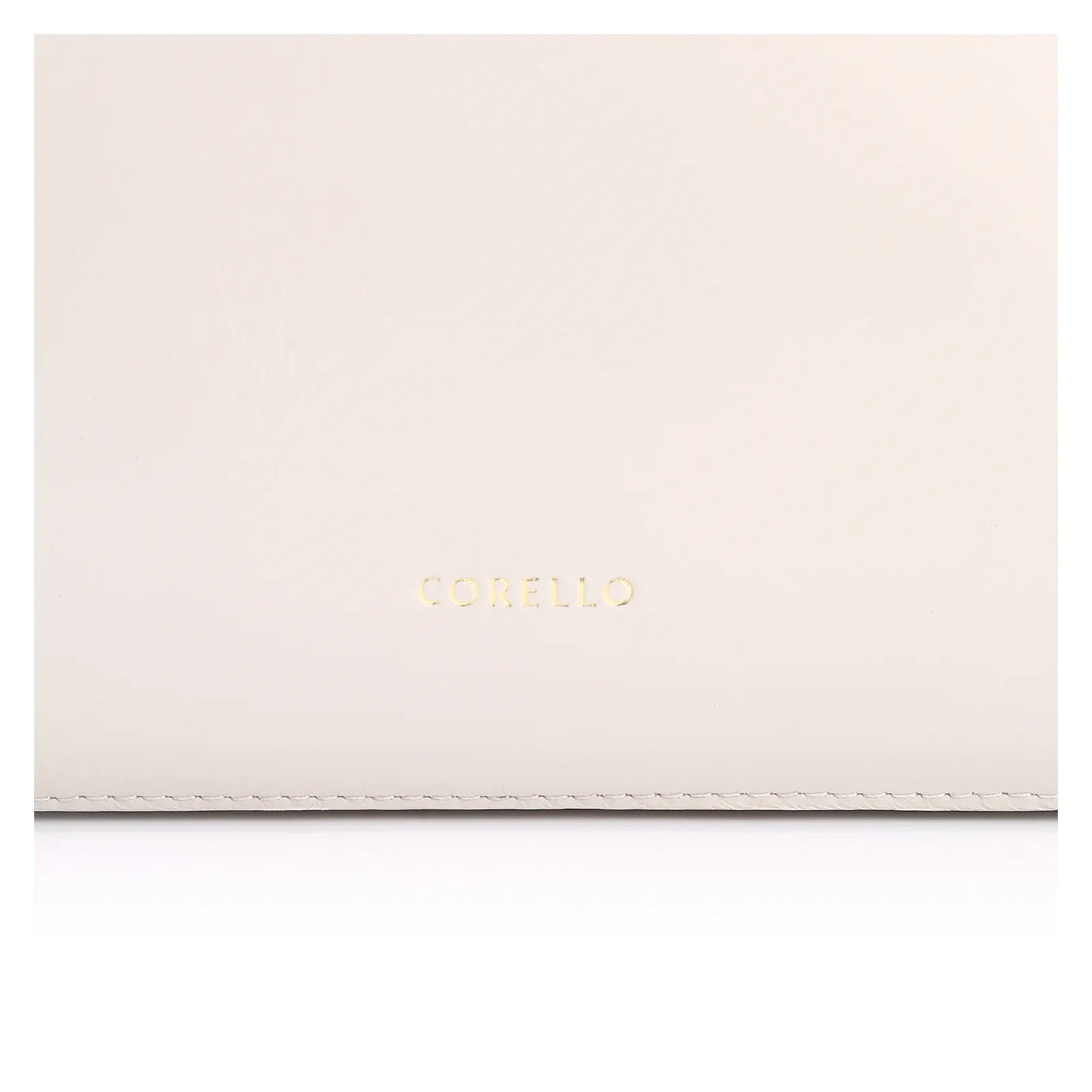 Bolsa Transversal Pedras Couro Off White