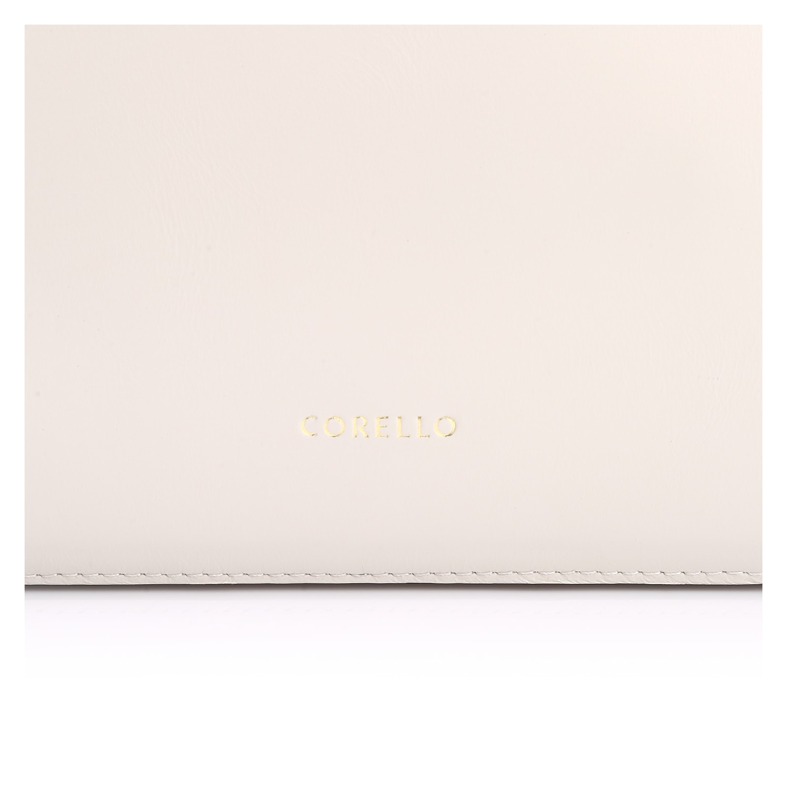 Bolsa Transversal Pedras Couro Off White