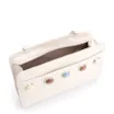 Bolsa Transversal Pedras Couro Off White - imagem 4