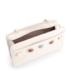 Bolsa Transversal Pedras Couro Off White - imagem 4