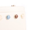 Bolsa Transversal Pedras Couro Off White - imagem 5
