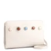 Bolsa Transversal Pedras Couro Off White - imagem 2