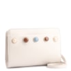 Bolsa Transversal Pedras Couro Off White - imagem 2