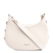 Bolsa Transversal Pedras Couro Off White - imagem 1