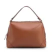 Bolsa Transversal Pequena Alt/Couro Marrom Claro Tramado - imagem 3