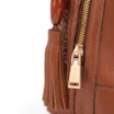Bolsa Transversal Pequena Alt/Couro Marrom Claro Tramado - imagem 4