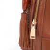 Bolsa Transversal Pequena Alt/Couro Marrom Claro Tramado - imagem 4